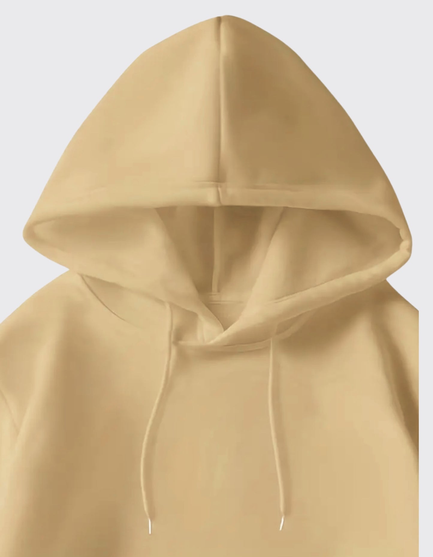 Beige Cap Hoodie